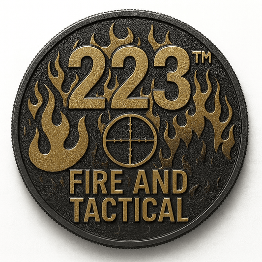 Australian tactical – 223 Fire & Tactical Fire Helmet Challenge Coin - TWO TWO THREE