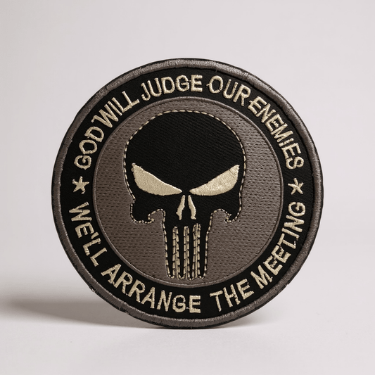 Australian tactical PVC patch – 223 Fire & Tactical - God Will Judge - TWO TWO THREE