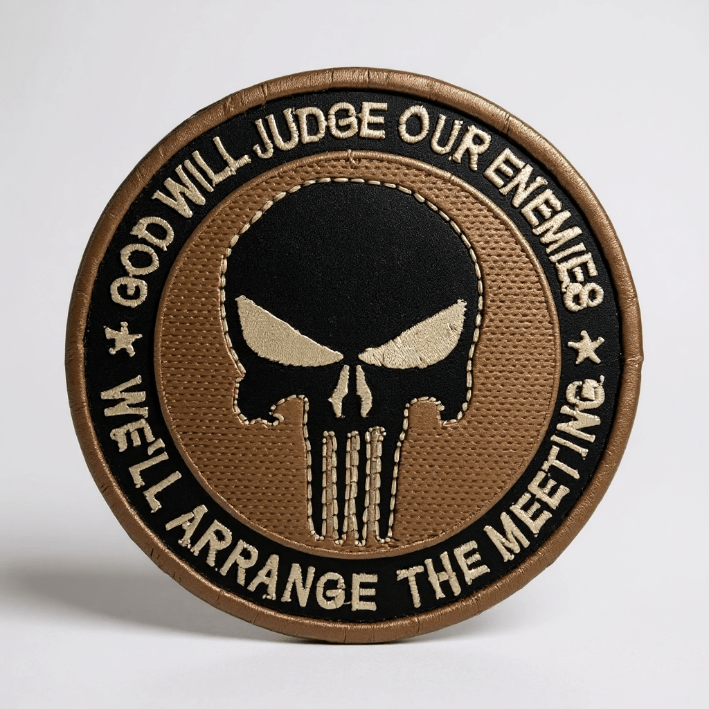 Australian tactical PVC patch – 223 Fire & Tactical - God Will Judge - TWO TWO THREE