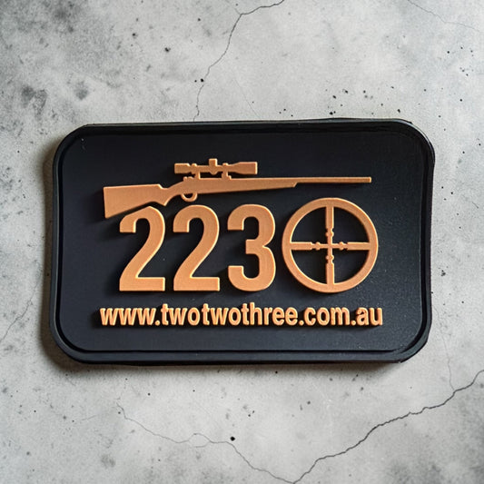 Two Two Three - Fire & Tactical - PVC Brand Patch - TWO TWO THREE