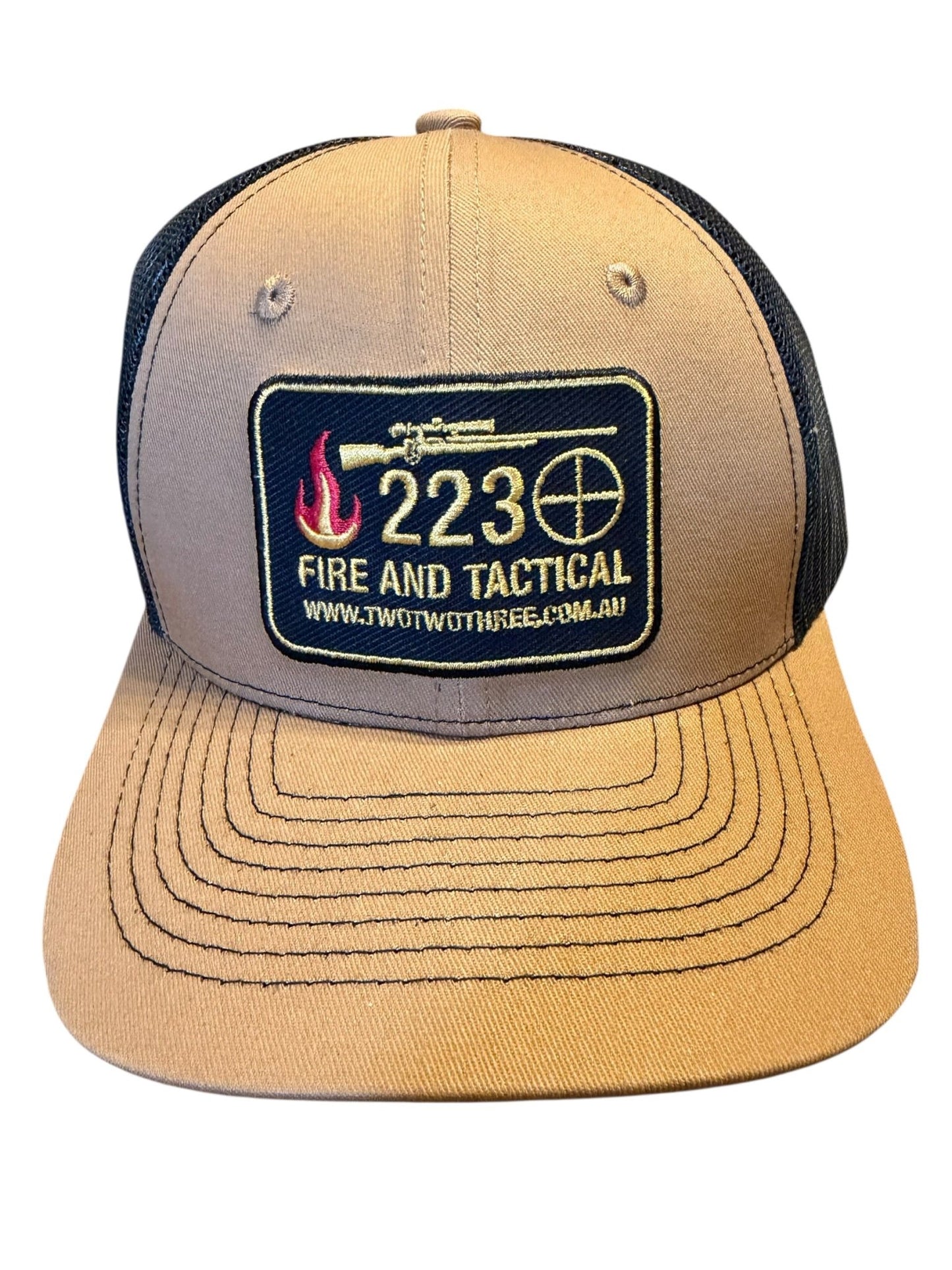 223 Fire and Tactical - Caps - TWO TWO THREE - Brown
