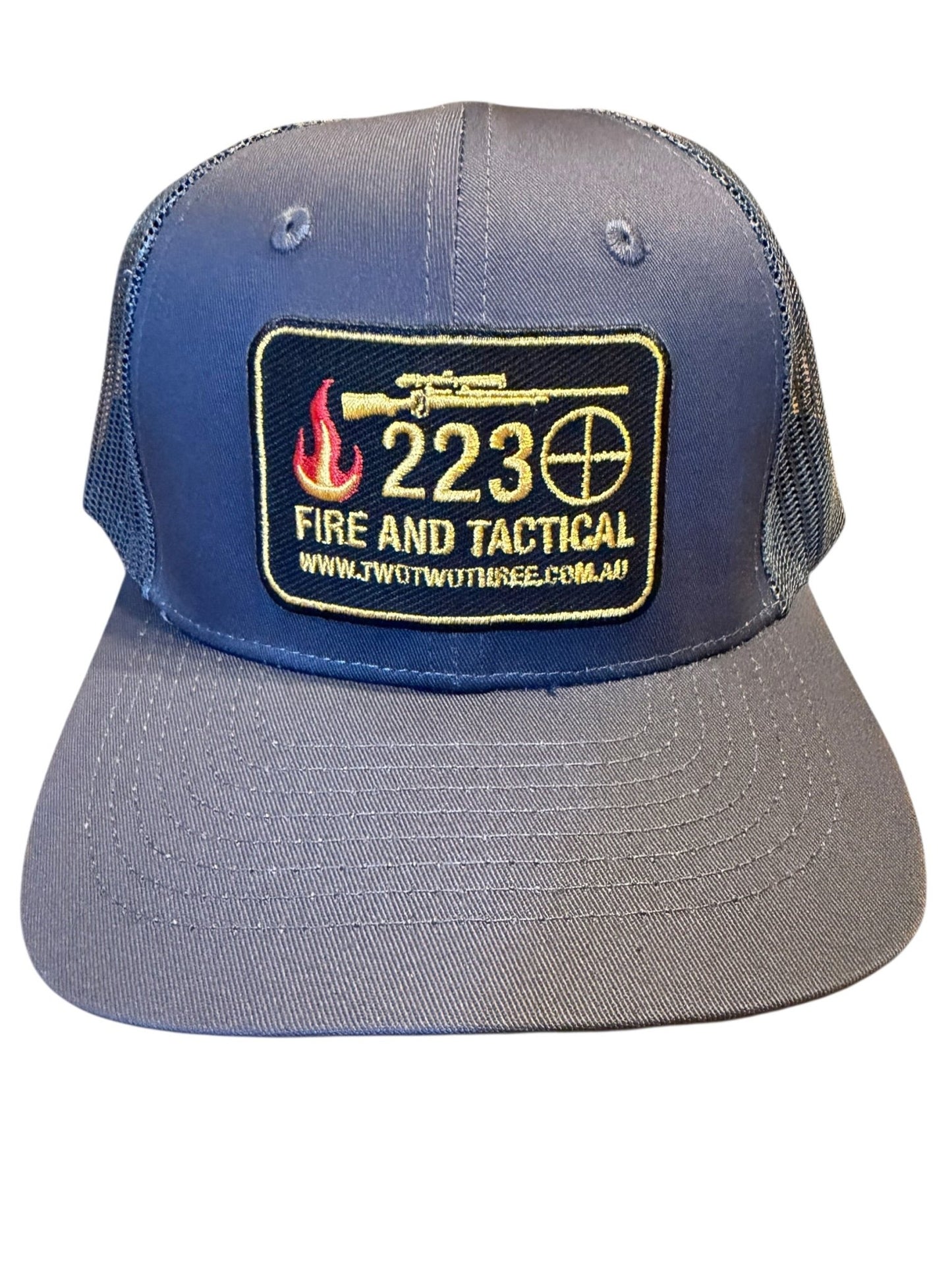 223 Fire and Tactical - Caps - TWO TWO THREE - Dark Grey