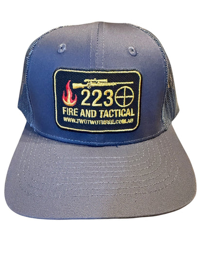 223 Fire and Tactical - Caps - TWO TWO THREE - Dark Grey
