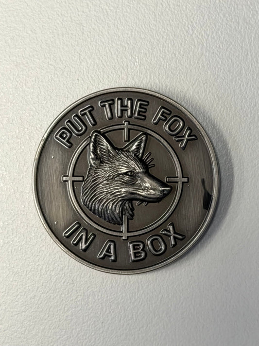 Australian tactical – 223 Fire & Tactical Fox in a Box Challenge Coin - TWO TWO THREE