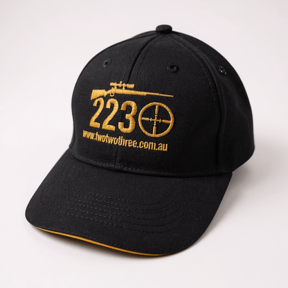 Australian tactical – 223 Fire & Tactical Swift Cap - Black and Yellow - TWO TWO THREE