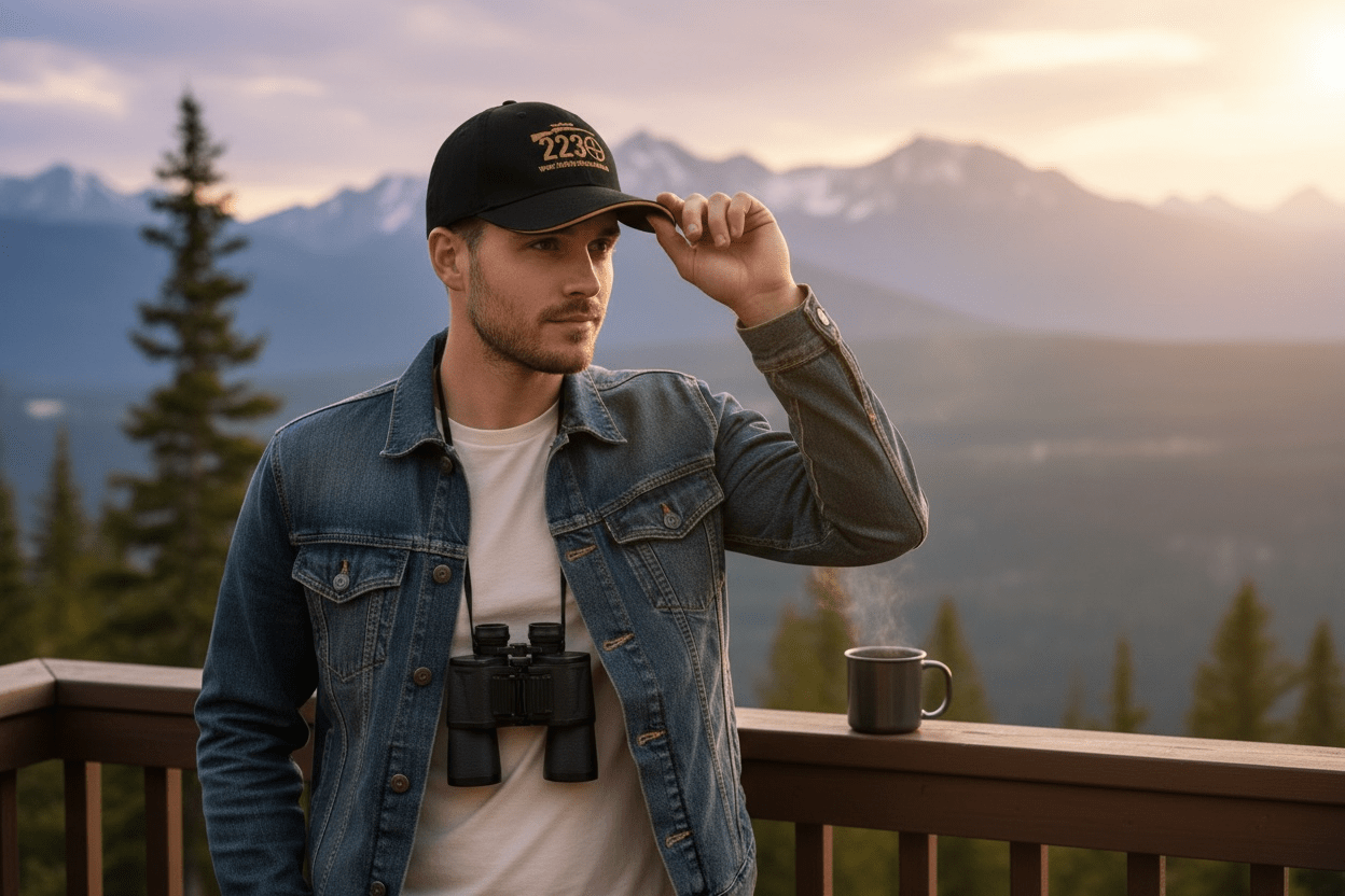 Australian tactical – 223 Fire & Tactical Swift Cap - Black and Yellow - TWO TWO THREE