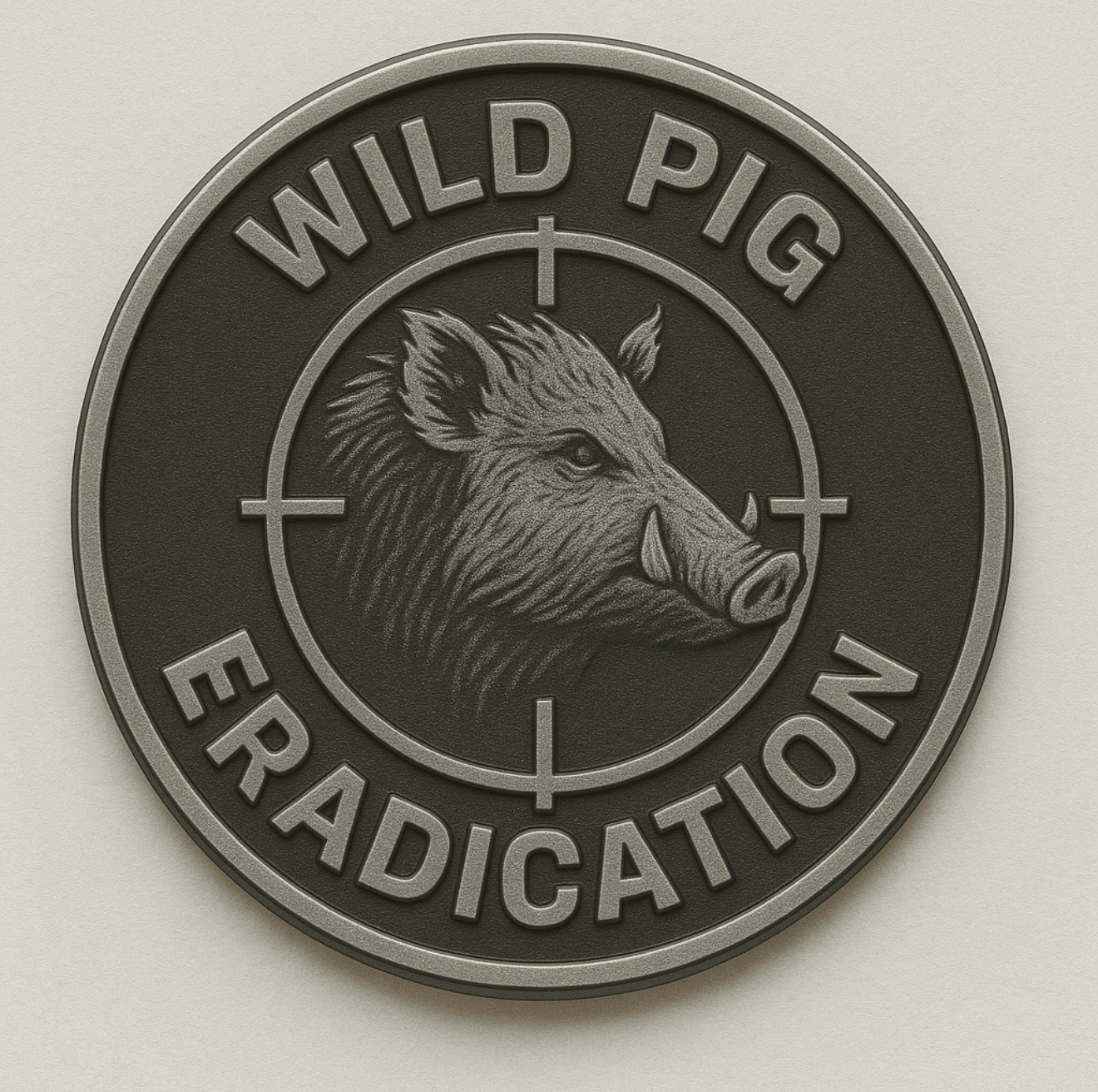 Australian tactical – 223 Fire & Tactical Wild Pig Challenge Coin - TWO TWO THREE