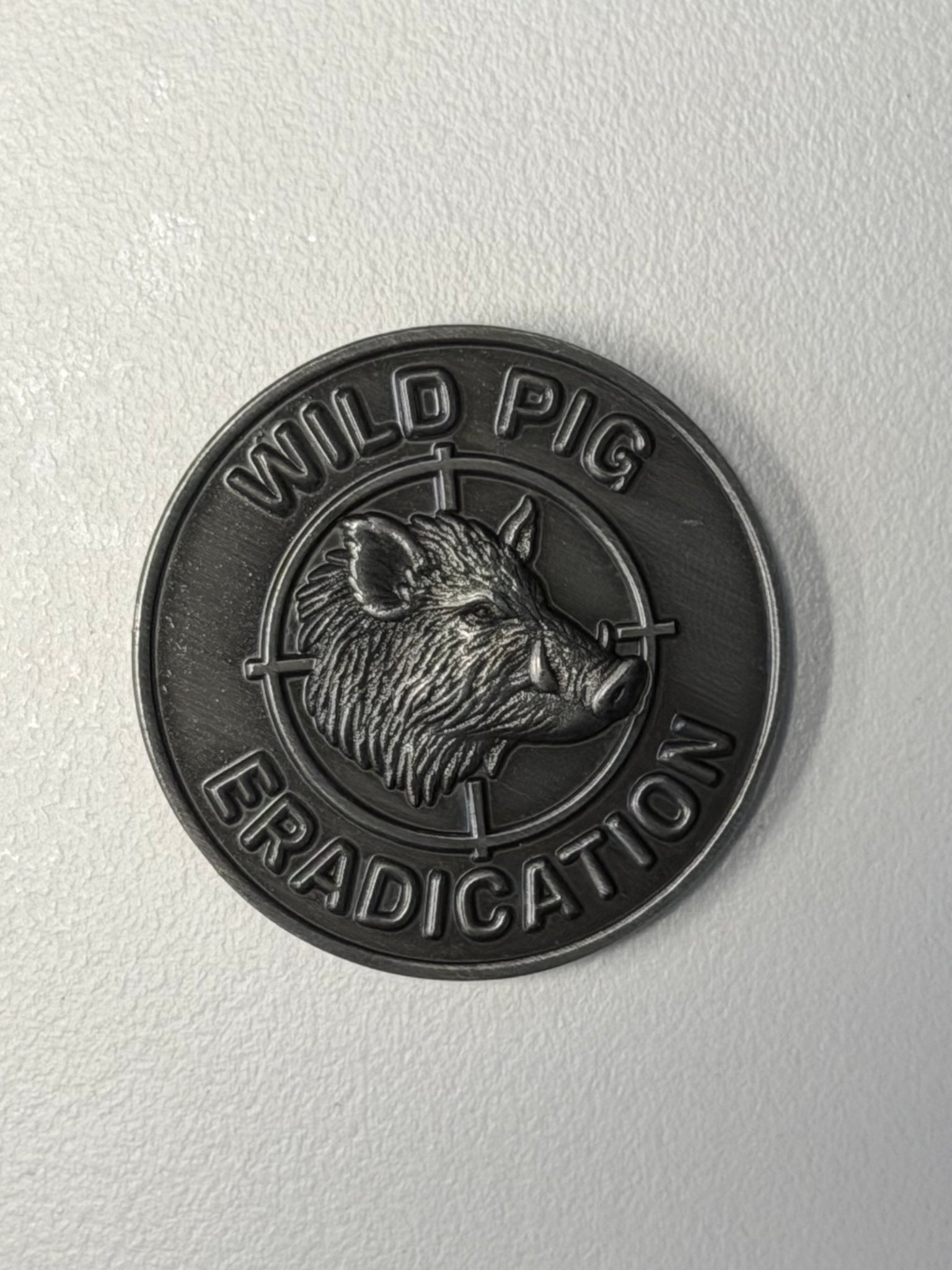 Australian tactical – 223 Fire & Tactical Wild Pig Challenge Coin - TWO TWO THREE