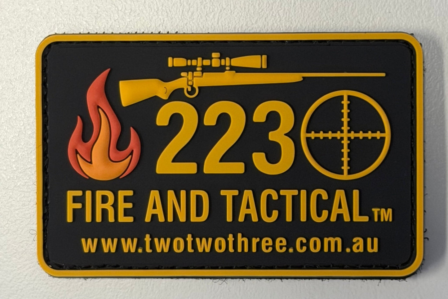 Australian Tactical 3D Patch – 223 Fire & Tactical - 223 Brand Logo NEW - TWO TWO THREE