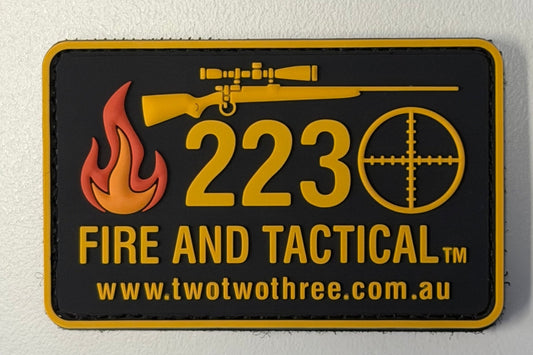 Australian Tactical 3D Patch – 223 Fire & Tactical - 223 Brand Logo NEW - TWO TWO THREE