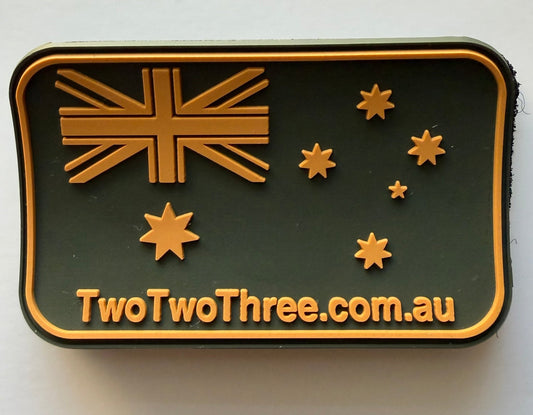 Australian Tactical 3D Patch – 223 Fire & Tactical - Australian Flag - TWO TWO THREE