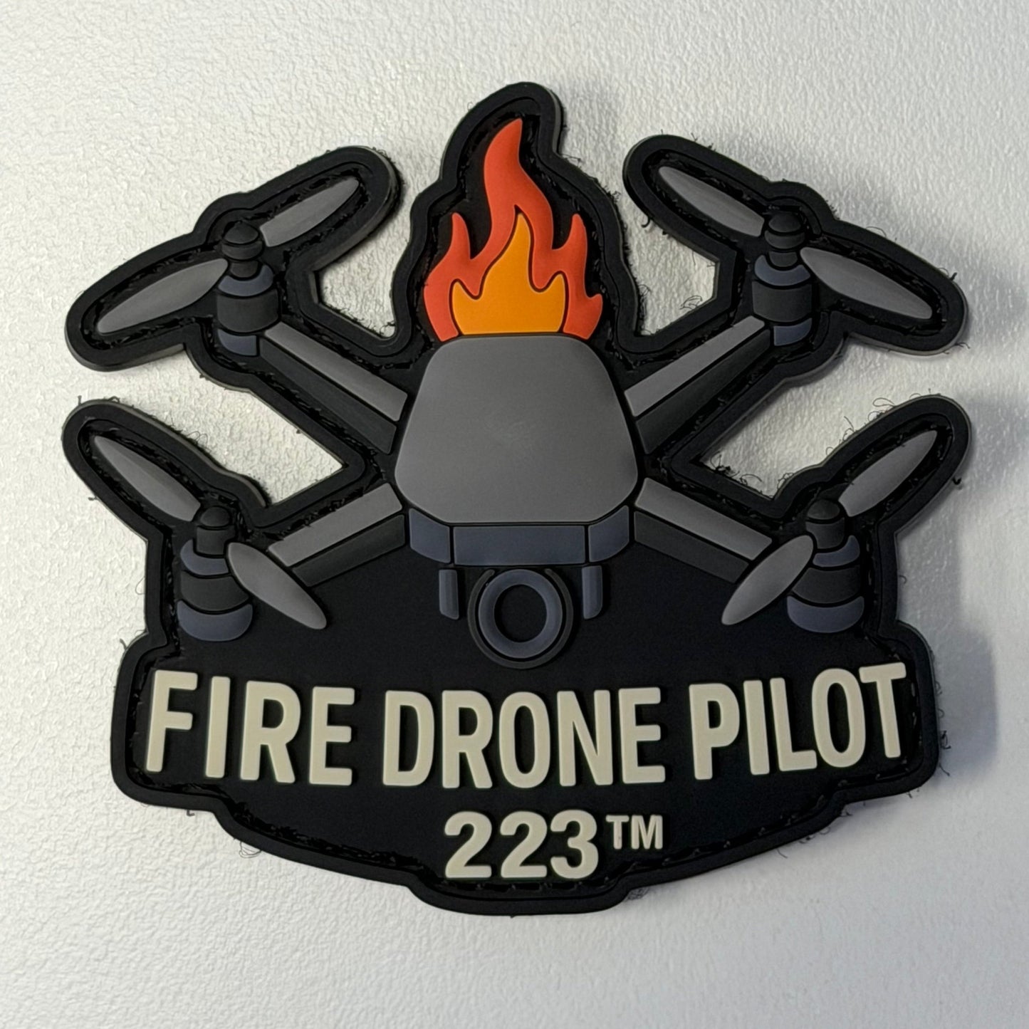 Australian Tactical 3D Patch – 223 Fire & Tactical - Fire Drone Pilot - TWO TWO THREE