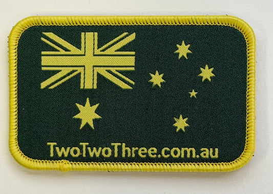 Australian Tactical Embroidery Patch – 223 Fire & Tactical - Australian Flag - TWO TWO THREE