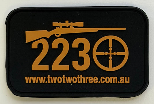 Australian Tactical Embroidery Patch – 223 Fire & Tactical - Logo Branding - TWO TWO THREE