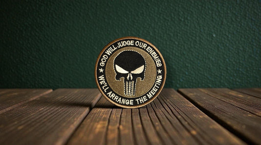 Australian tactical PVC patch – 223 Fire & Tactical - God Will Judge - TWO TWO THREE