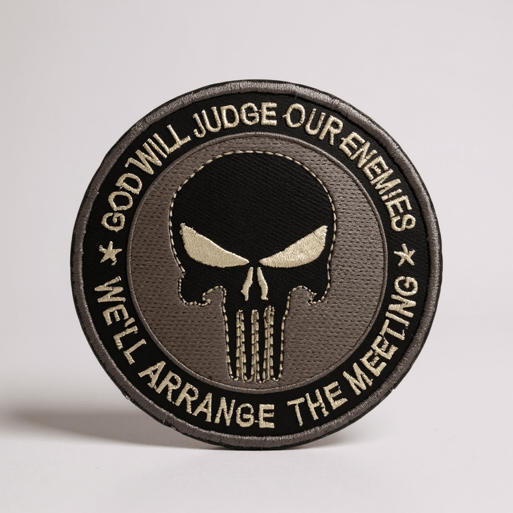Australian tactical PVC patch – 223 Fire & Tactical - God Will Judge - TWO TWO THREE