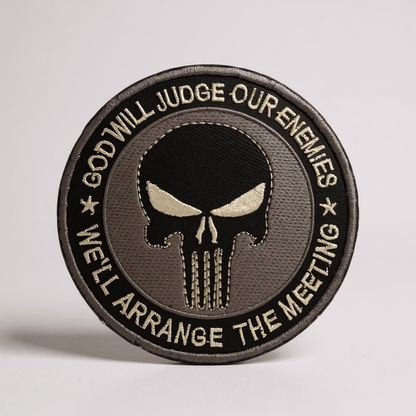 Australian tactical PVC patch – 223 Fire & Tactical - God Will Judge - TWO TWO THREE