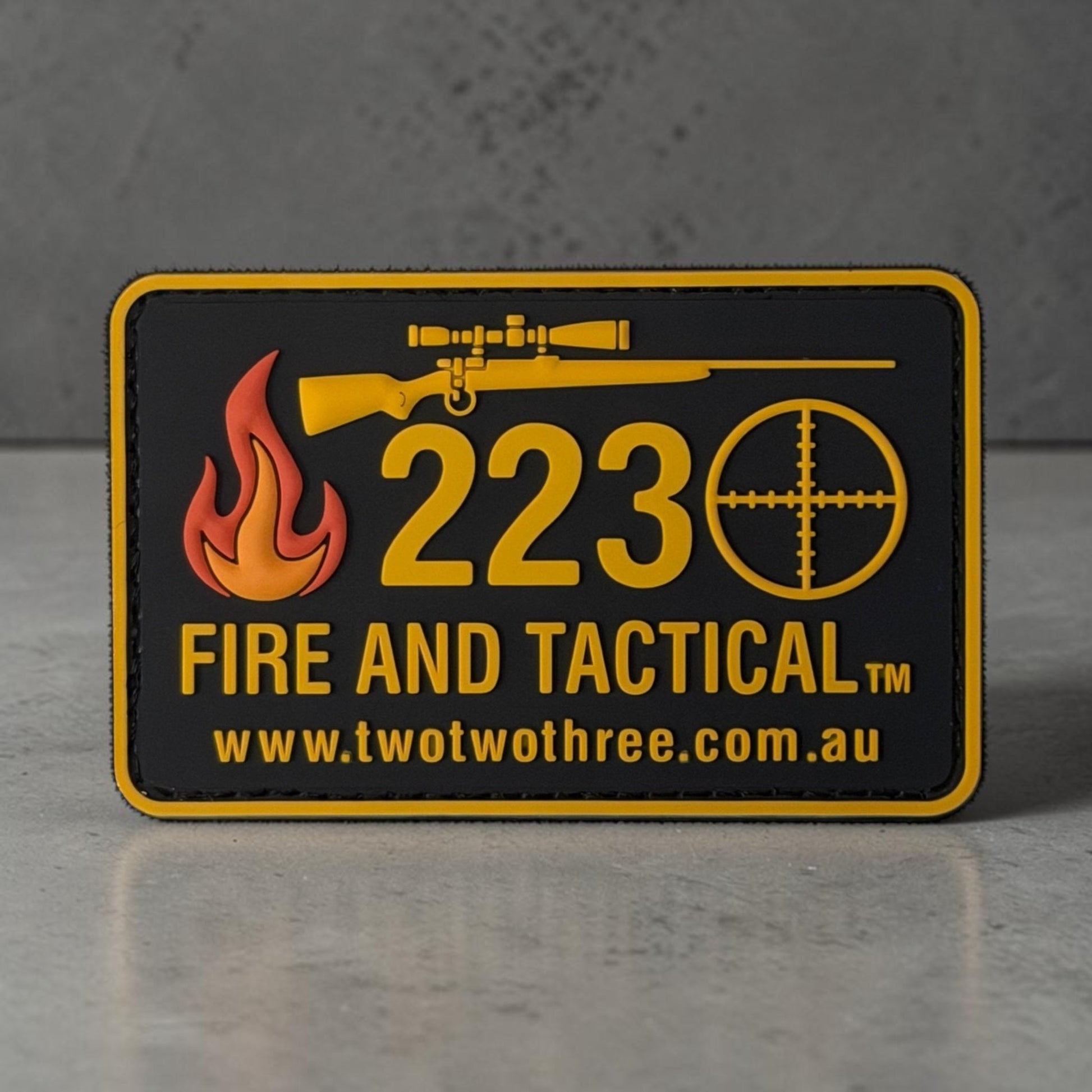 Two Two Three - Fire & Tactical - 223 Logo Patch - TWO TWO THREE
