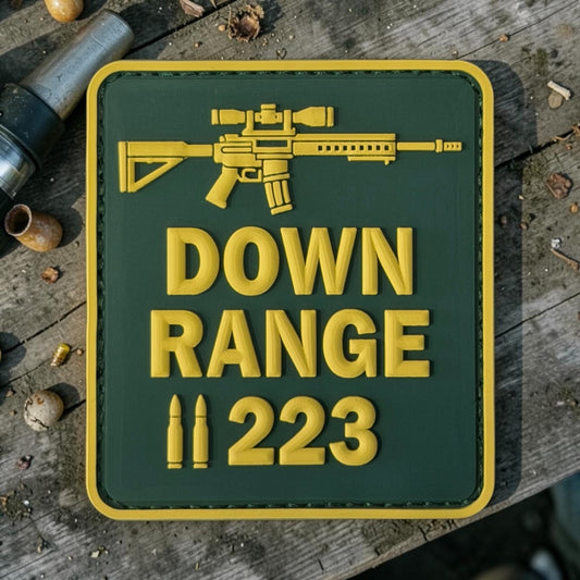 Two Two Three - Fire & Tactical - Down Range 223 Patch - TWO TWO THREE
