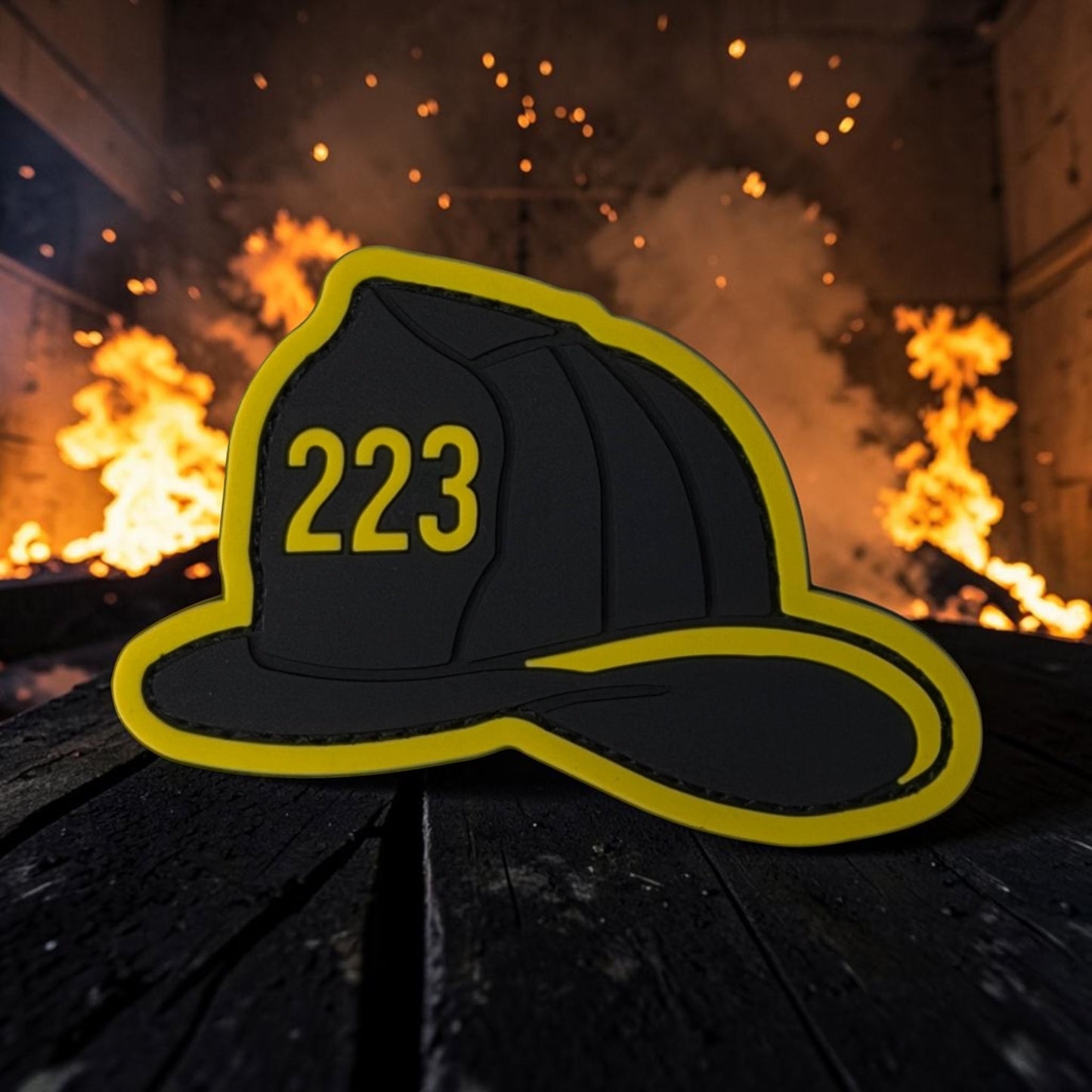 Two Two Three - Fire & Tactical - Fire Helmet Patch - TWO TWO THREE