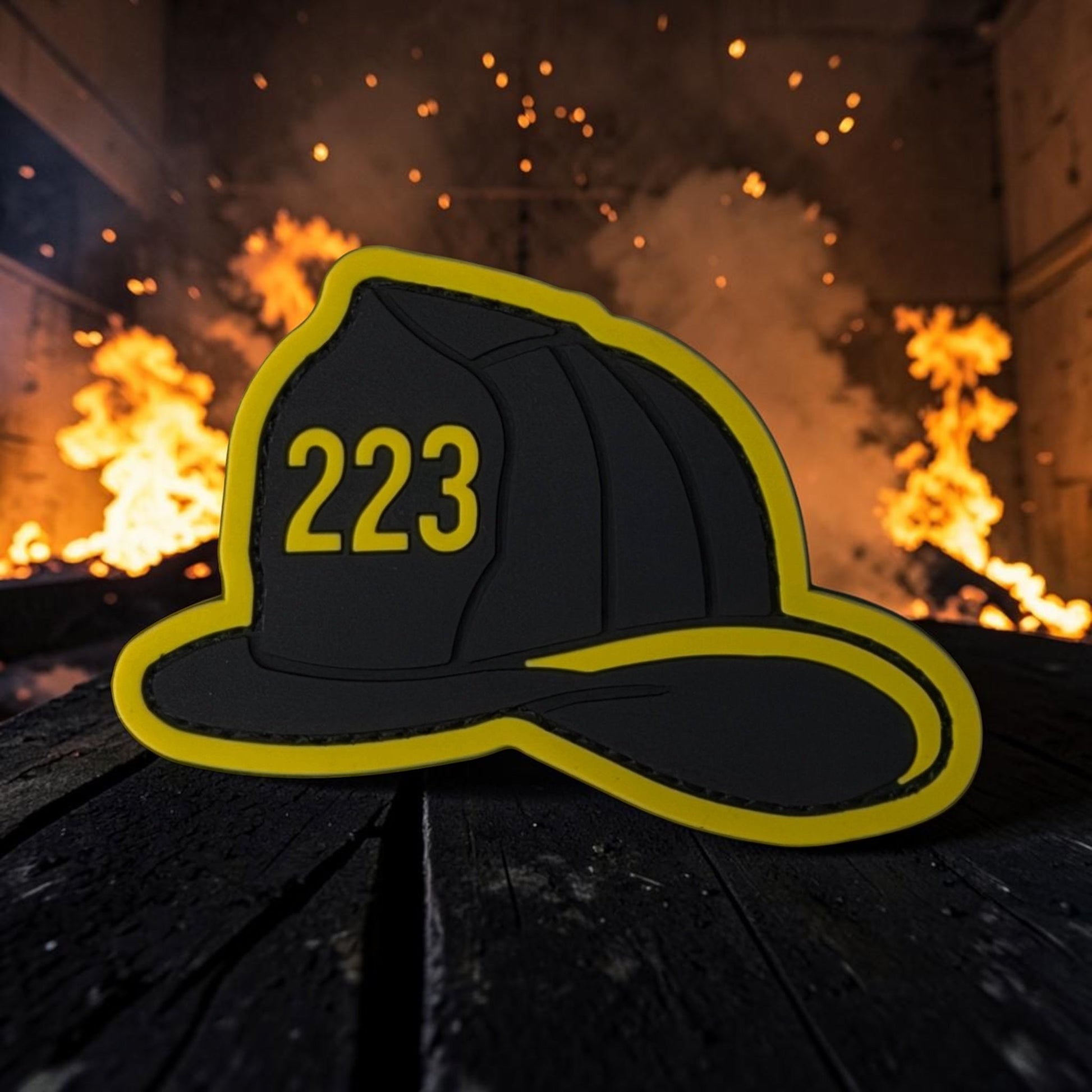 Two Two Three - Fire & Tactical - Fire Helmet Patch - TWO TWO THREE