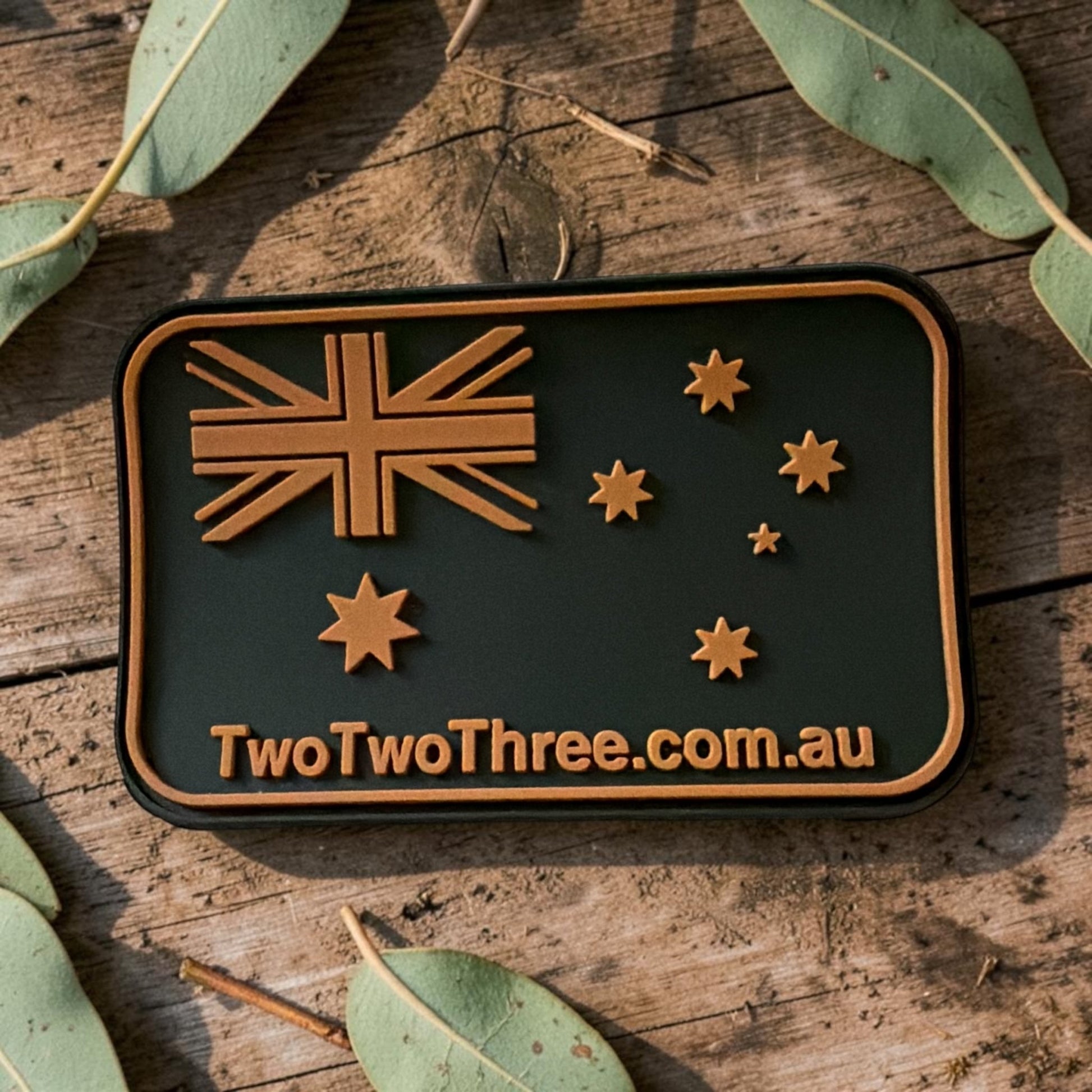Two Two Three - Fire & Tactical - Green and Gold Aussie Flag Patch - TWO TWO THREE