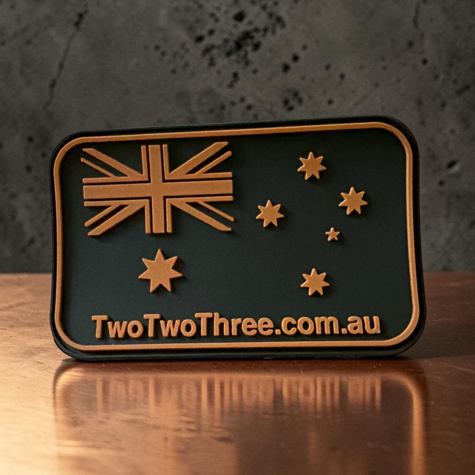 Two Two Three - Fire & Tactical - Green and Gold Aussie Flag Patch - TWO TWO THREE