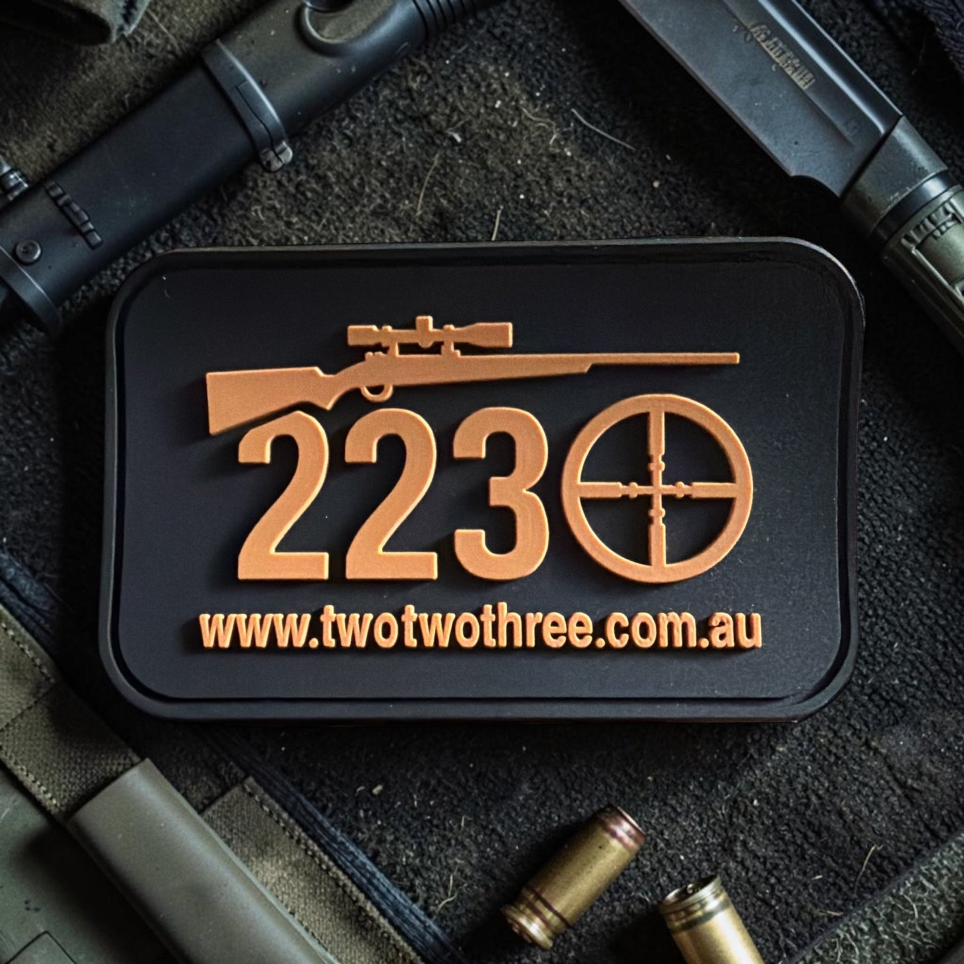 Two Two Three - Fire & Tactical - PVC Brand Patch - TWO TWO THREE