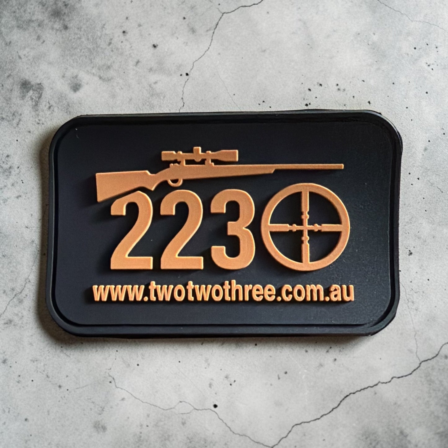 Two Two Three - Fire & Tactical - PVC Brand Patch - TWO TWO THREE