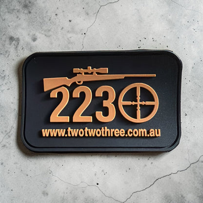 Two Two Three - Fire & Tactical - PVC Brand Patch - TWO TWO THREE