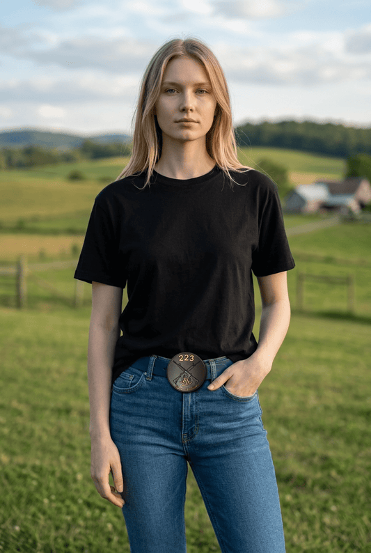 Two Two Three - Fire & Tactical - Round Belt Buckle - TWO TWO THREE