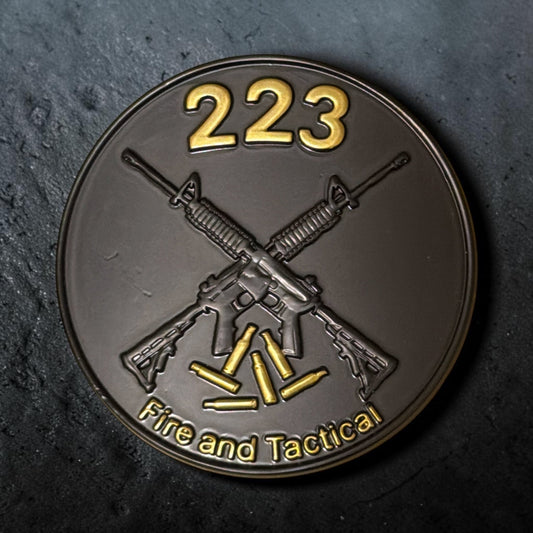 Two Two Three - Fire & Tactical - Round Belt Buckle - TWO TWO THREE