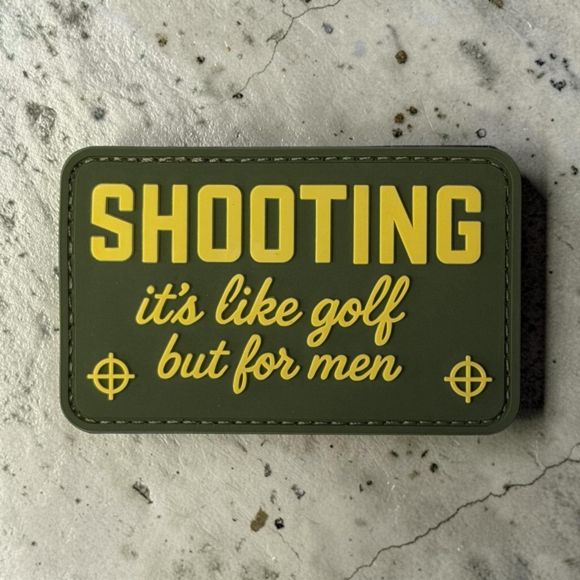 Two Two Three - Fire & Tactical - Shooting is like Golf Patch - TWO TWO THREE